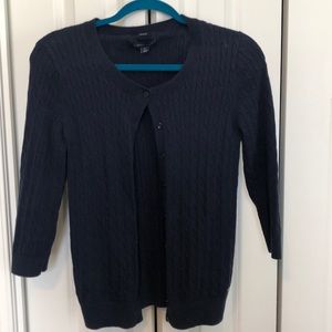 Tommy Hilfiger Navy 3/4 Sleeve Cardigan!